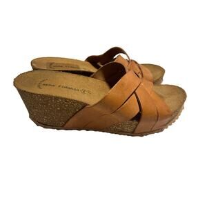 Anna Fidanza Strappy Wedge Sandal 8